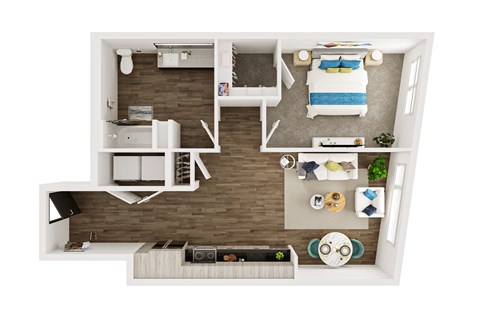 BREAKWATER, 1 Bed, 1 Bath at Marina Square, Bremerton, 98337